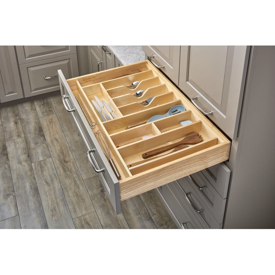 RevAShelf 4WUTCT361, 331/8 Inch Width Combo Utility/Cutlery Tray