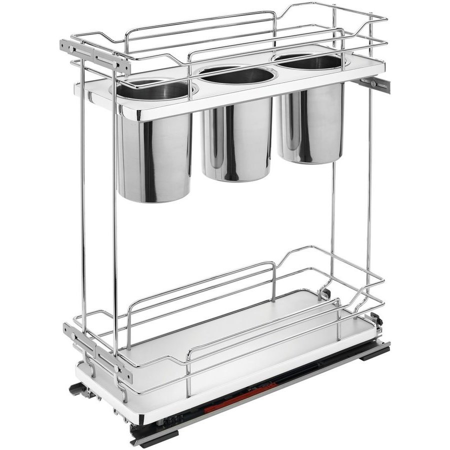 RevAShelf 5322UTBCSC8GR, 8.75 Inch TwoTier Utility Organizer with