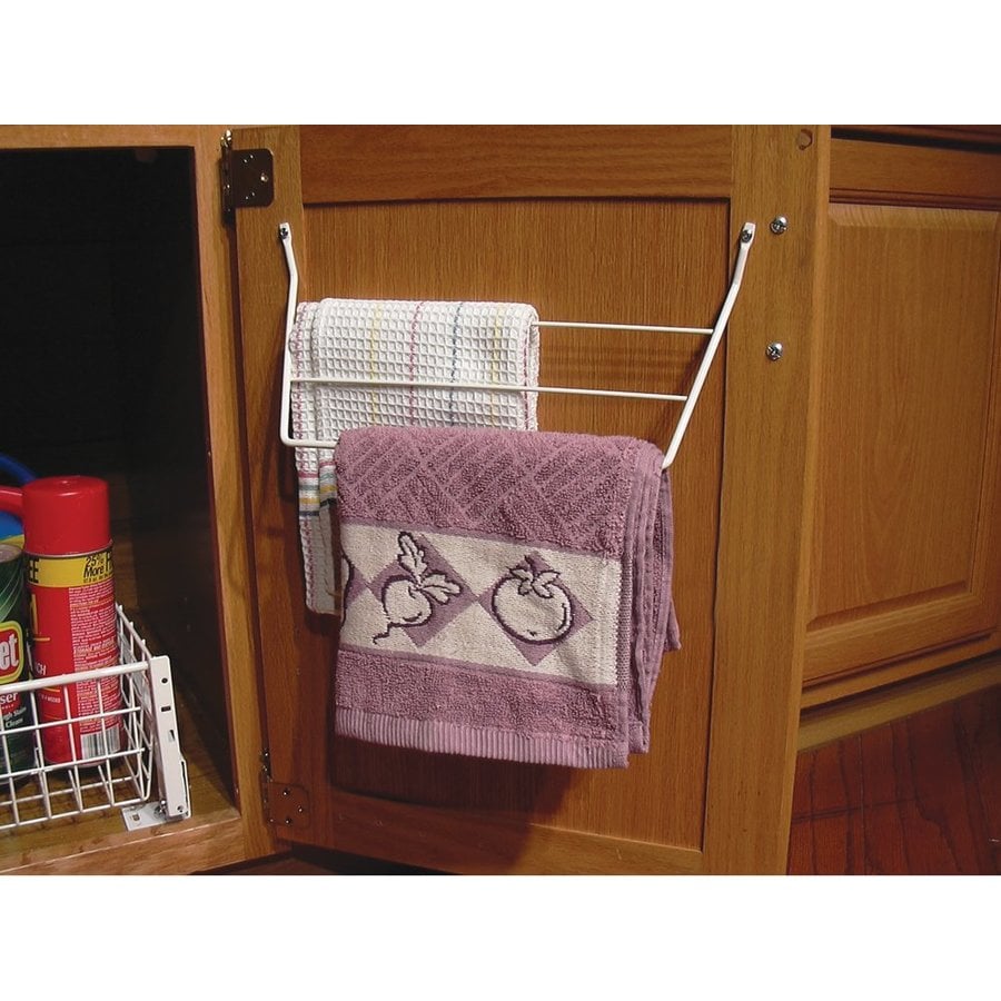 RevAShelf 56332, 12.75W x 3.5D x 6.5H Inch Door Mount Towel Holder