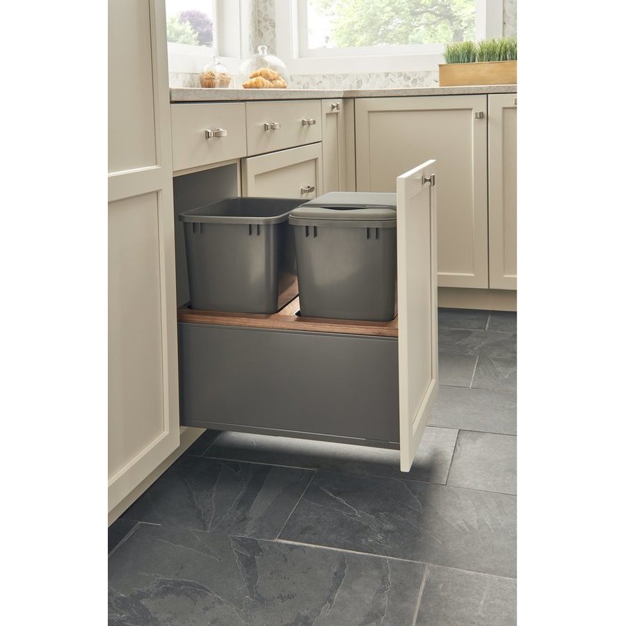 Tiroir Coulissant Intégré Rev-A-Shelf Legrabox 16,5" Largeur - Finition Orion Gray/Maple, Acier, Neuf