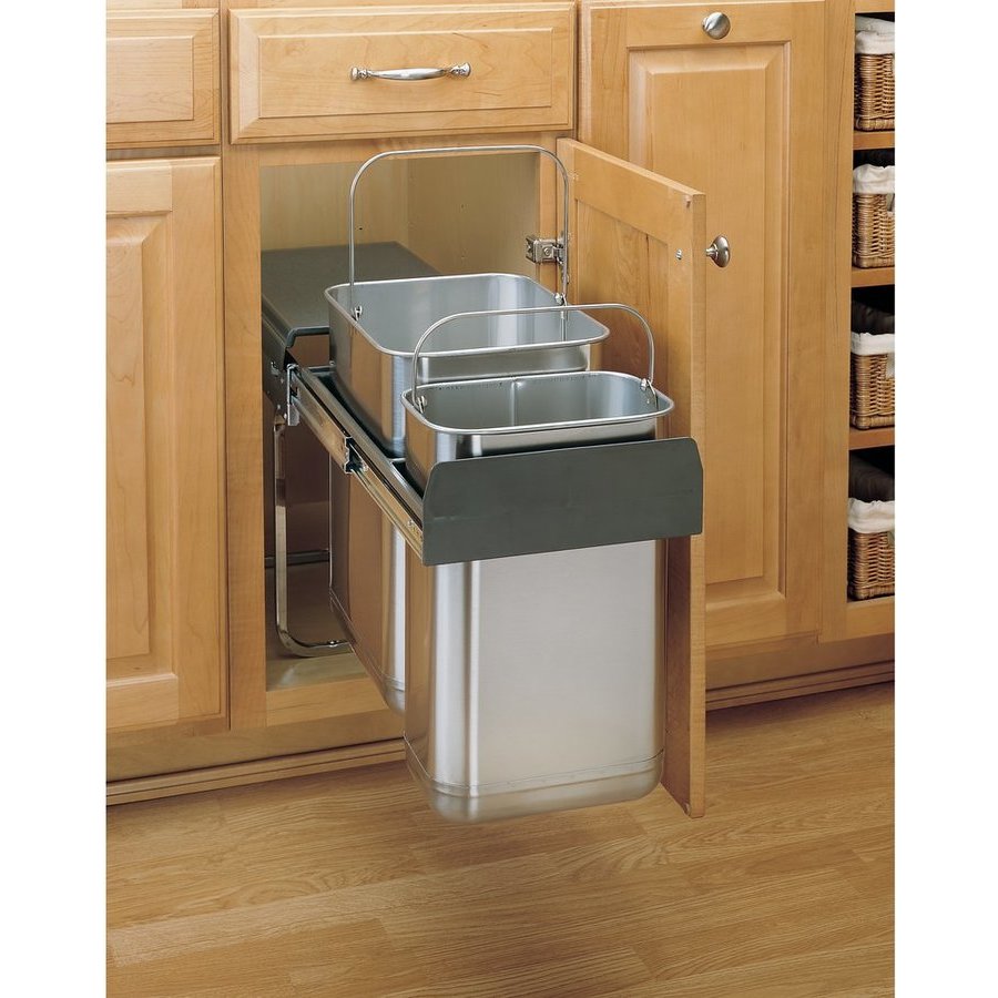 Rev A Shelf 8 785 30 2SS 10 Liter And 20 Liter Double Bottom Mount