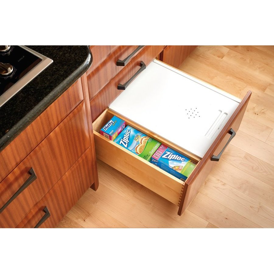 RevAShelf BDC20011, White Bread Drawer Cover Kit 163/4" W