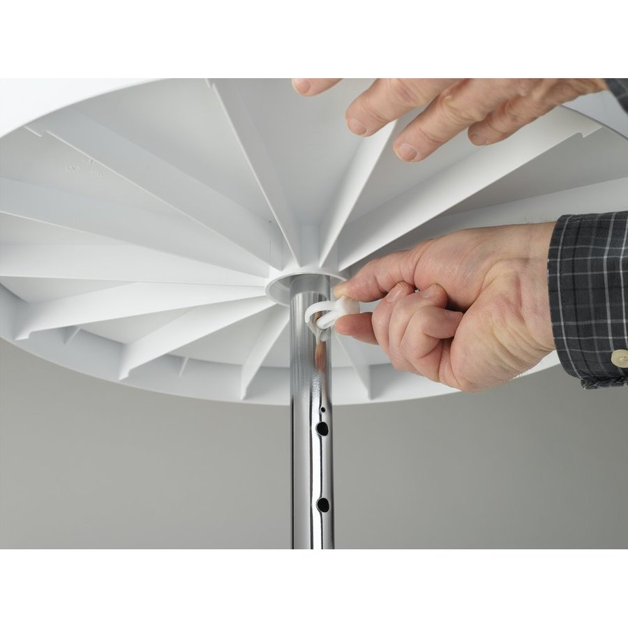 RevAShelf LD294224151, 24 Inch Diameter Pie Cut Polymer Lazy Daisy 2 Shelf Corner Lazy