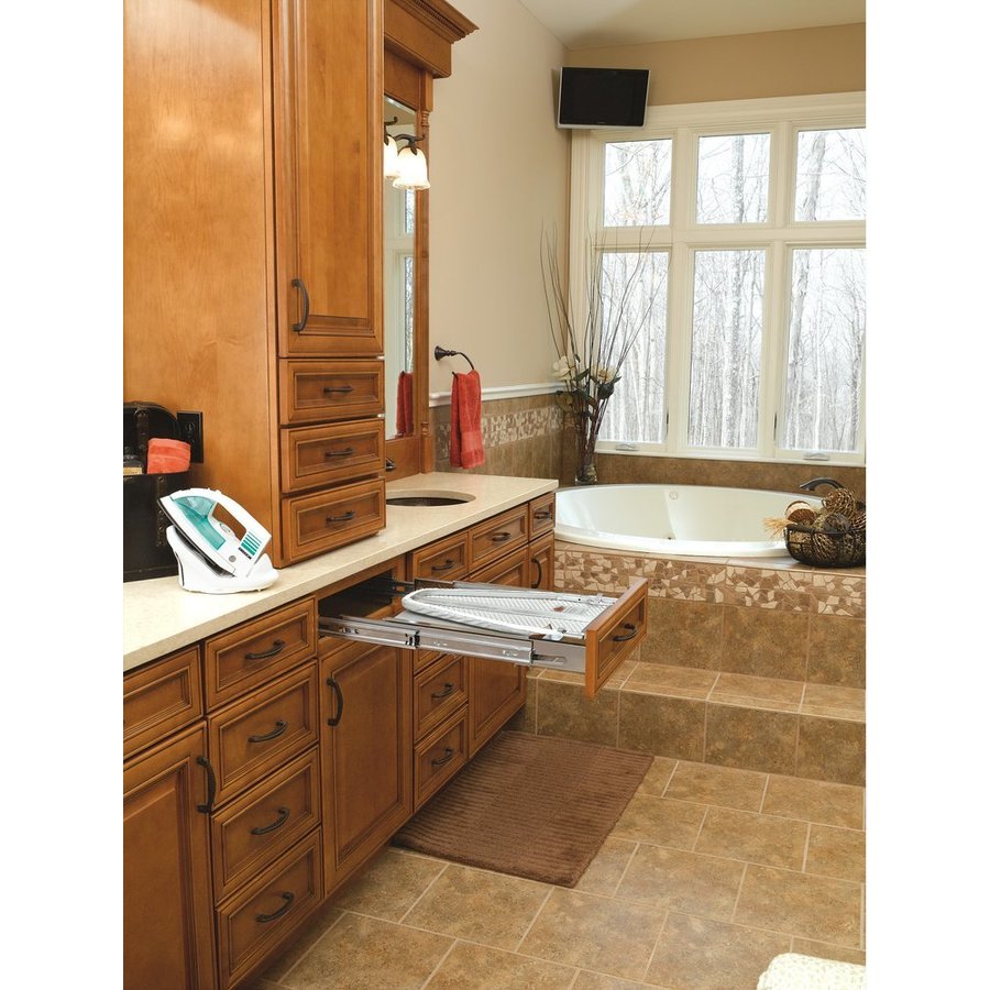 RevAShelf VIB20CR, 21 Inch Width Vanity Fold Out Ironing Board