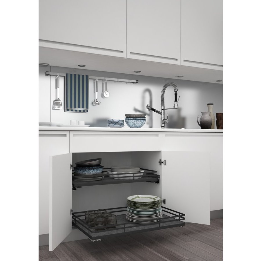 RevAShelf 3211/16, 35 Inch Width Undersink UShape PullOut Shelf