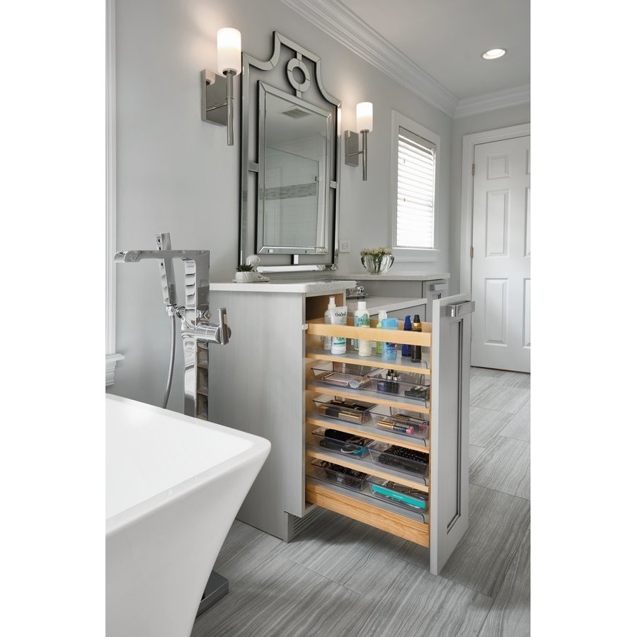 RevAShelf 8 Inch Width SoftClose Vanity Base Grooming Pullout