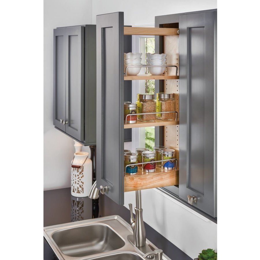 RevAShelf 5 Inch Width Kitchen Upper PullOut Organizer with