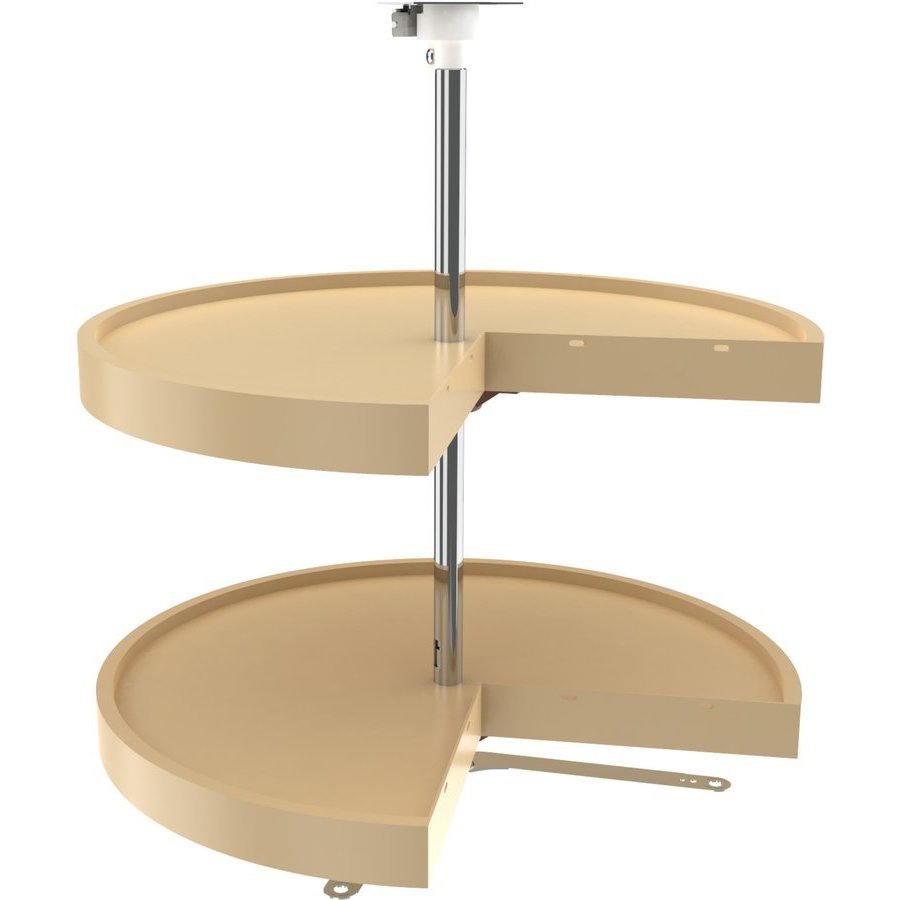 RevAShelf 24 Inch Diameter Pie Cut RAS Polymer Door Mount 2 Shelf