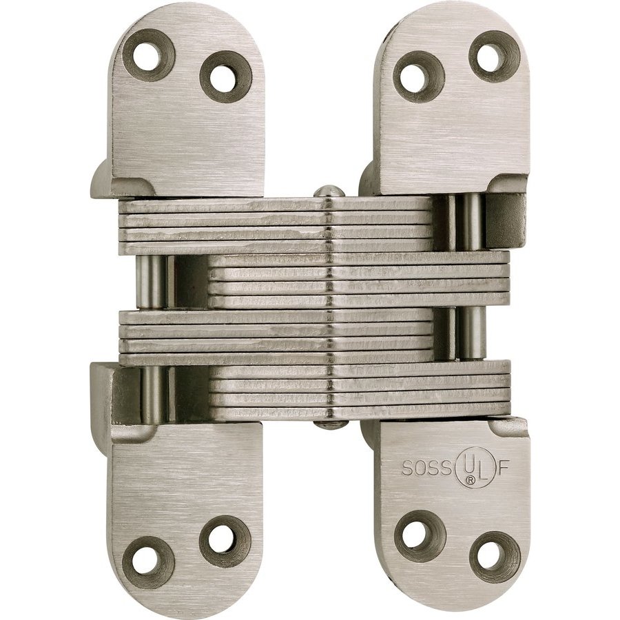 SOSS 220 Invisible Hinge Alloy Steel Satin Nickel