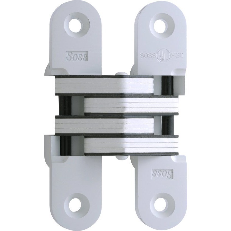 SOSS 216 Invisible Hinge White ECoated