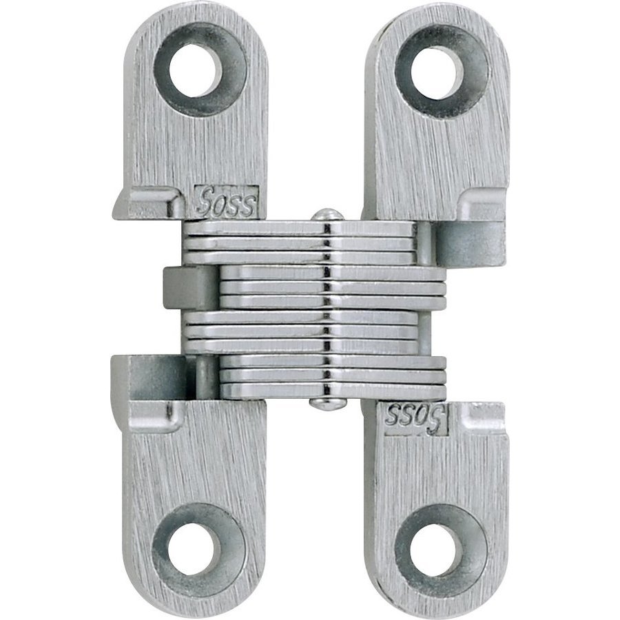 Soss 101 Invisible Hinge Pair Satin Chrome 101CUS26D