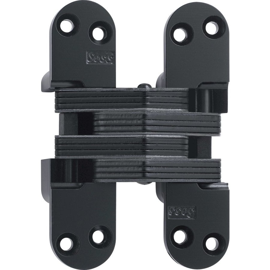 Soss 218US19, 218 Invisible Hinge Black ECoat