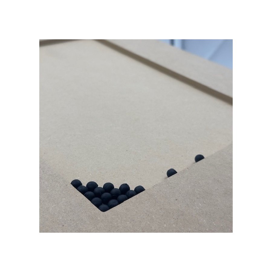 The Space Ball 100-Pack Space Balls Cabinet Door Spacers For 1/4" Groove Raised Panel Doors (Model 260P) 3 In Spacers - Foto 5