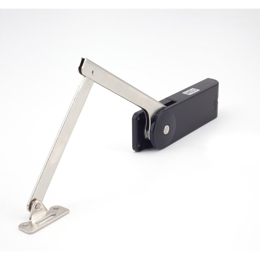 Sugatsune HDS10HL/BLK, Heavy Duty Soft Down Stay for Downward Opening