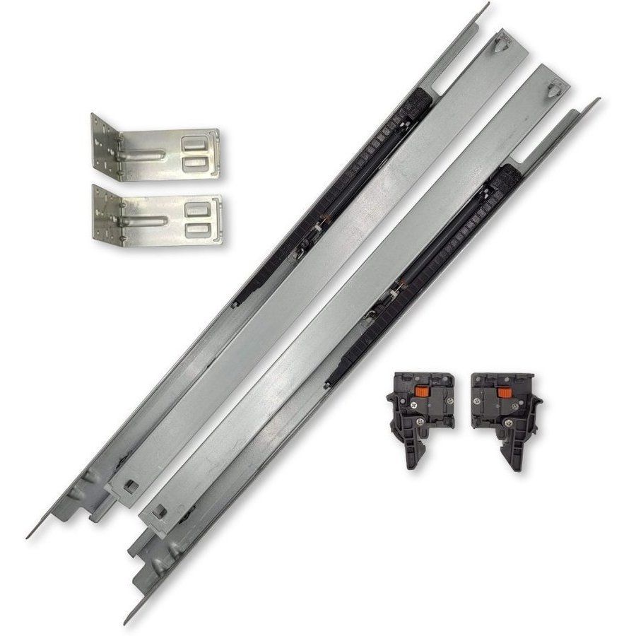 Builders Line Undermount Drawer Slide, 18 Inch, Soft Close, 5/8 Inch