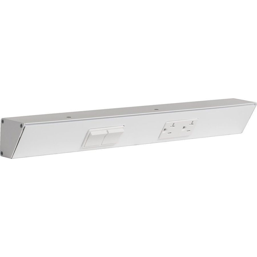 Task Lighting Trs18-2w-wt-ls, 18 Inch Length Trs Angle Power Strip 