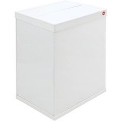 Hafele Door Mount White Trash Can9 Quarts (2.25 Gallon), Minimum Cabinet Opening: 12 or 12-3/4 Wide