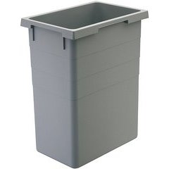 Hafele Door Mount White Trash Can9 Quarts (2.25 Gallon), Minimum Cabinet Opening: 12 or 12-3/4 Wide
