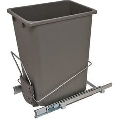 Hafele Pull Out Double Kitchen Trash Cans with Door Mount Bracket - Over 50  Quart (Over 12.5 Gallon), Minimum Cabinet Opening: 12 and 14-3/4 Wide