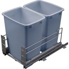 Kessebohmer 502.56.940, Double Waste Pull-Out, 36 Quart x 2, Soft Close ...