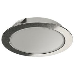 20% OFF Loox LED 2047 12V Recess/Surface Mount Puck Light, 3000K Warm White, Stainless Steel