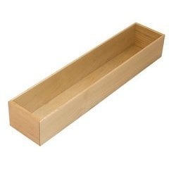 4 Inch Wide Fineline Pantry Box, Birch
