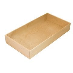 10 Inch Wide Fineline Pantry Box, Birch