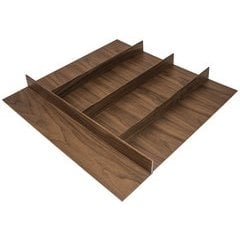  Fineline Multipurpose Drawer Insert for 24-Inch bases, 20-13/16&quot; (528mm) Wide x 20-13/16&quot; (528mm) Long, Walnut