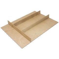  Fineline Multipurpose Drawer Insert for 18- Inch bases, 15-9/16&quot; (395.5mm) Wide x 20-13/16&quot; (528mm) Length, Birch