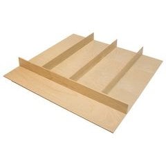  Fineline Multipurpose Drawer Insert for 24-Inch bases, 20-13/16&quot; (528mm) Wide x 20-13/16&quot; (528mm) Long, Birch