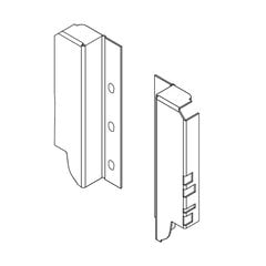 Blum Z30B000S.04-G, Tandembox Rear Fixing Bracket Set Grey