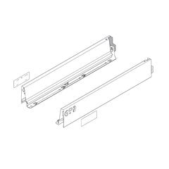 Blum ZIF.80M7, Tandembox Interior Front Handle with Latch Grey