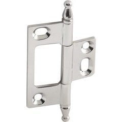 Elite Non-Mortised Butt Hinge 50X37mm, Polished Nickel