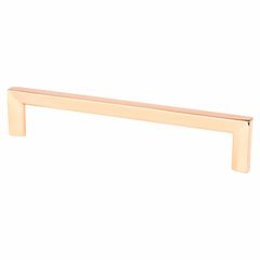 Berenson Metro 6 5 16 Inch Center To Center Cabinet Pull Polished Copper 4182 10pc P Cabinetparts Com