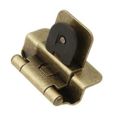 20% OFF 3/8 Inch Inset Double Demountable Hinge, Pair, Antique Brass