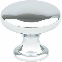 Berenson Advantage Plus 7 Contemporary 1-1/4 Inch Diameter Brushed Nickel Cabinet  Knob, Perfect for Modern and Residential Cabinets
