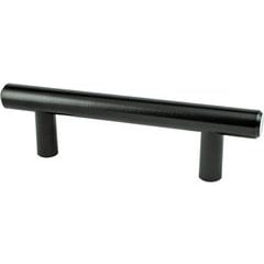 25% OFF Berenson Transitional Advantage Two 3 Inch Center to Center T-Bar Pull, Durable Steel Material, Black Finish, Ideal for Cabinets and Drawers