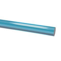 U.S. Futaba 77162 15 100 7 Foot 8 Inch Acrylic Closet Rod With 1 5 16 Inch Diameter Cyan Blue CabinetParts