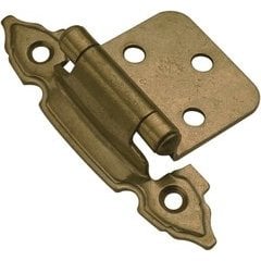 Hickory Hardware P298-LP, Surface Self-Closing Hinge, Pair, Lancaster ...