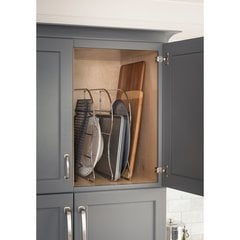 Hardware Resources 6 Inch Width x 11-1/8 Inch Depth x 36 Inch Height Wall  Cabinet Filler Pullout Organizer, Wood, Min. Cabinet Opening: 6 Inch Width  WFPO636