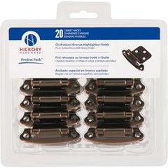 Oil-Rubbed Bronze Surface Self-Closing Flush Hinges (20-Pack) Oil-Rubbed Bronze Surface Self-Closing Flush Hinges (20-Pack)