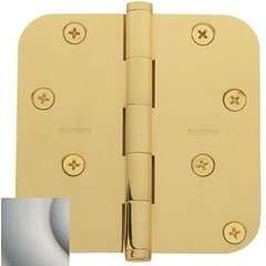 Baldwin 1140003I 0.625 in. Radius Corner Hinge, Polished Brass