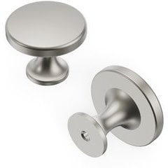 Forge 1-3/8 in. Dia Chrome Cabinet Knob Forge 1-3/8 in. Dia Chrome Cabinet Knob