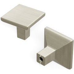 1-1/4 in. SQ Skylight Stainless Steel Cabinet Knob 1-1/4 in. SQ Skylight Stainless Steel Cabinet Knob