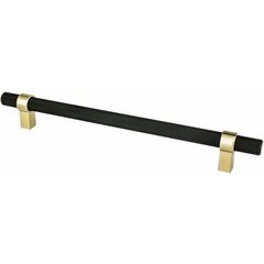 Berenson Radial Reign 5-1/16 Inch CC Cabinet Pull in Matte Black