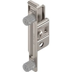 Blum ZSF.1700 R Metabox Right Screw-On Drawer Standard Front Fixing Bracket, Nickel by Blum
