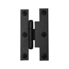 15% OFF Smooth Iron 3/8 inch Offset "H inch Hinge Black Iron