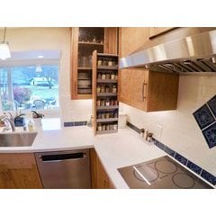 Dropout Cabinet Fixtures 8003R, Drop Out Cabinets Filler Space