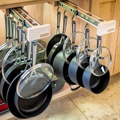 Cast iron cookware organizer - Traditional - Kitchen - Denver - by  Glideware