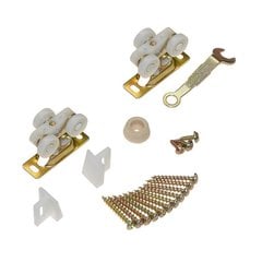 揺籠 Johnson Hardware 11311125, 111 Series Pocket Door Hardware Set for